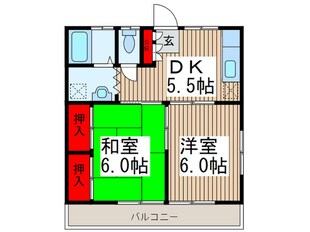 市川ビルの物件間取画像